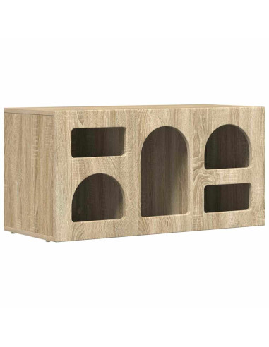 Mobile TV Rovere Sonoma 80 x 35 x 40 cm Legno multistrato