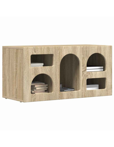 Mobile TV Rovere Sonoma 80 x 35 x 40 cm Legno multistrato