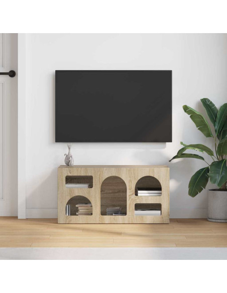 Mobile TV Rovere Sonoma 80 x 35 x 40 cm Legno multistrato