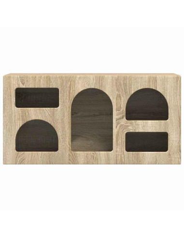 Mobile TV Rovere Sonoma 80 x 35 x 40 cm Legno multistrato