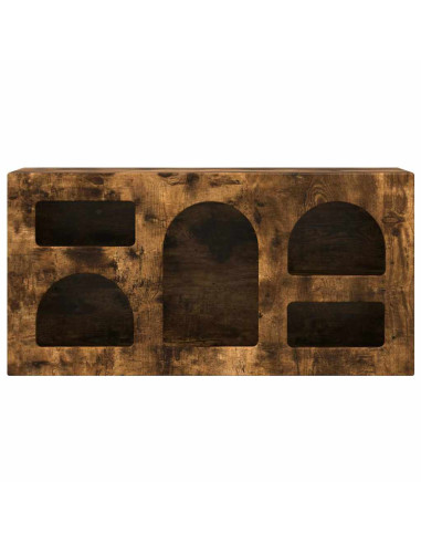 Mobile TV Rovere fumé 80 x 35 x 40 cm Legno multistrato