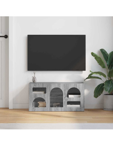 Mobile TV Grigio Sonoma 80 x 35 x 40 cm Legno multistrato