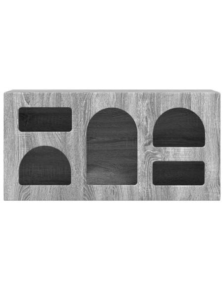 Mobile TV Grigio Sonoma 80 x 35 x 40 cm Legno multistrato