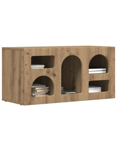 Mobile TV Rovere artigianale 80 x 35 x 40 cm Legno multistrato