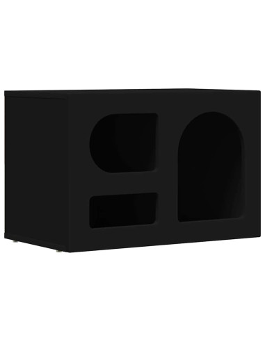 Mobile TV Nero 60 x 35 x 40 cm Legno multistrato