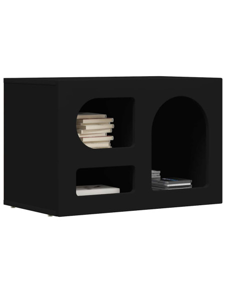 Mobile TV Nero 60 x 35 x 40 cm Legno multistrato