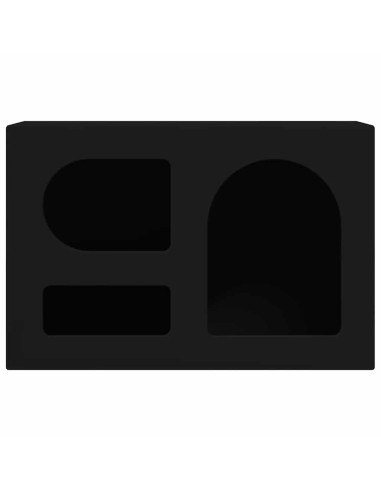 Mobile TV Nero 60 x 35 x 40 cm Legno multistrato