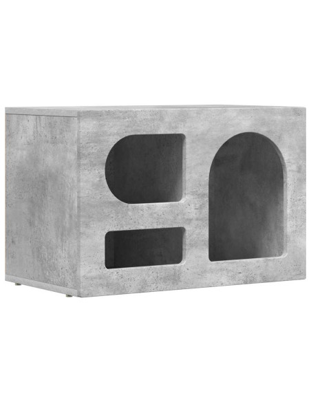 Mobile TV Grigio cemento 60 x 35 x 40 cm Legno multistrato