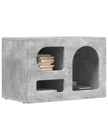 Mobile TV Grigio cemento 60 x 35 x 40 cm Legno multistrato