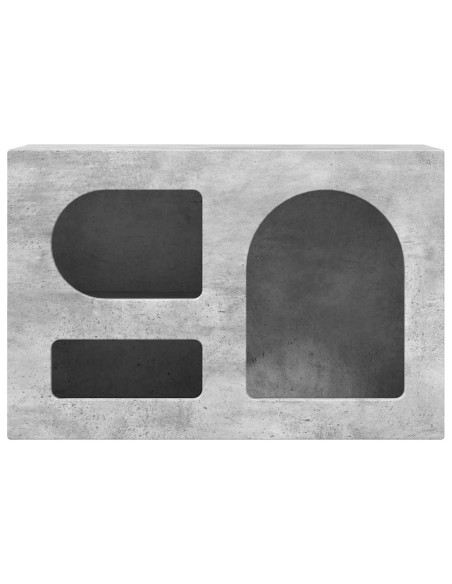 Mobile TV Grigio cemento 60 x 35 x 40 cm Legno multistrato