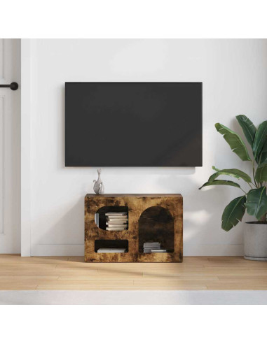 Mobile TV Rovere fumé 60 x 35 x 40 cm Legno multistrato