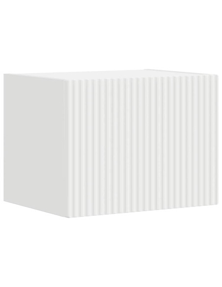 Mobile TV da parete Bianco 60 x 31 x 29.5 cm Legno multistrato