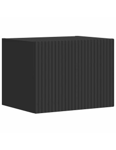 Mobile TV da parete Nero 60 x 31 x 29.5 cm Legno multistrato 2