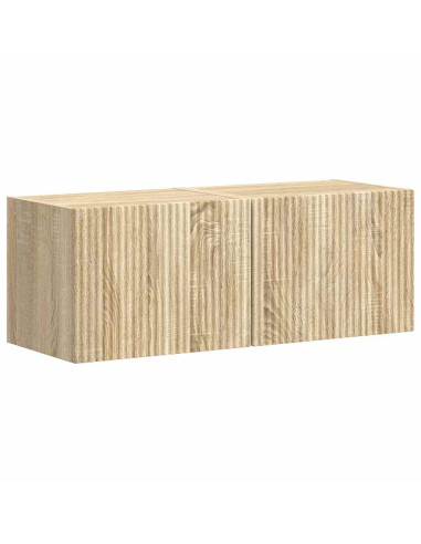 Mobile TV da parete 2 pcs Sonoma 60 x 31 x 29.5 cm