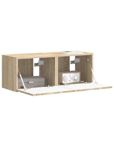 Mobile TV da parete 2 pcs Sonoma 60 x 31 x 29.5 cm