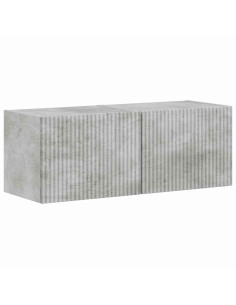 Mobile TV da parete 2 pcs Calcestruzzo 60 x 31 x 29.5 cm 2
