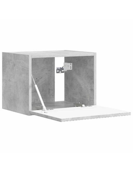 Mobile TV da parete 2 pcs Calcestruzzo 60 x 31 x 29.5 cm