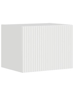 Mobile TV da parete Bianco Lucido 60 x 31 x 29.5 cm 2