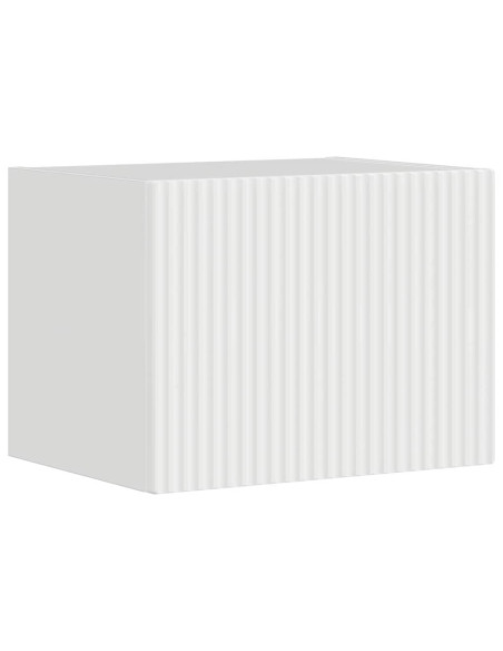 Mobile TV da parete Bianco Lucido 60 x 31 x 29.5 cm