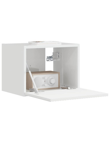 Mobile TV da parete Bianco Lucido 60 x 31 x 29.5 cm