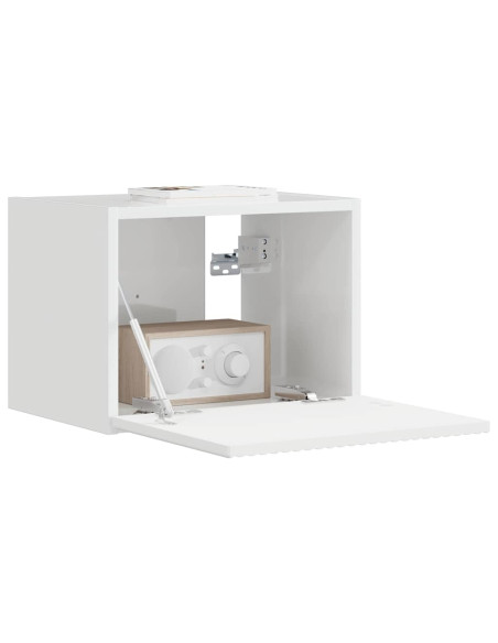 Mobile TV da parete Bianco Lucido 60 x 31 x 29.5 cm