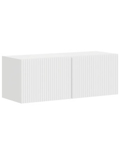 Mobile TV da parete 2 pcs Bianco Lucido 60 x 31 x 29.5 cm 2