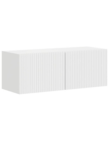 Mobile TV da parete 2 pcs Bianco Lucido 60 x 31 x 29.5 cm