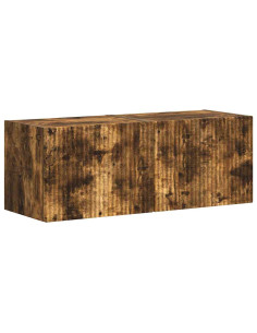 Mobile TV da parete 2 pcs Rovere fumé 60 x 31 x 29.5 cm 2