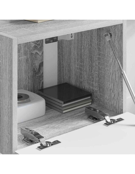 Mobile TV da parete Grigio Sonoma 60 x 31 x 29.5 cm