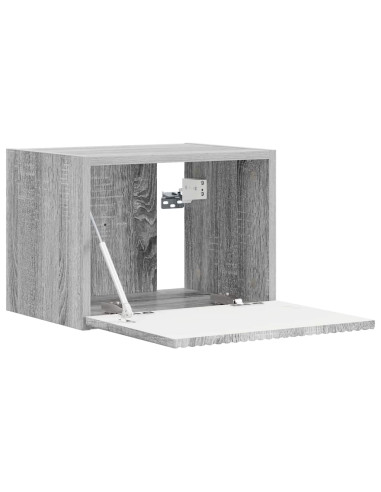 Mobile TV da parete Grigio Sonoma 60 x 31 x 29.5 cm