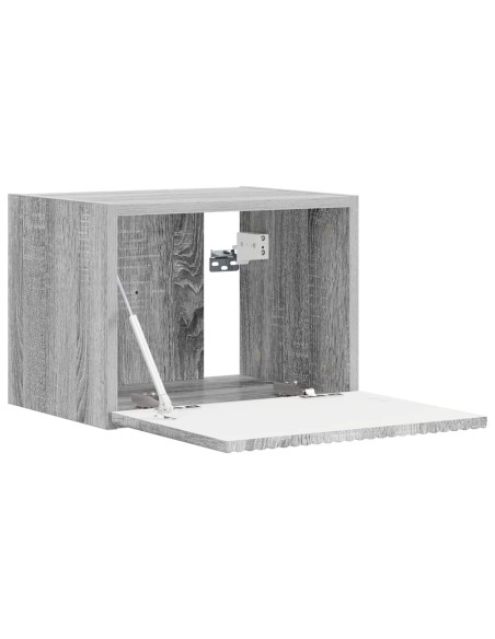 Mobile TV da parete Grigio Sonoma 60 x 31 x 29.5 cm