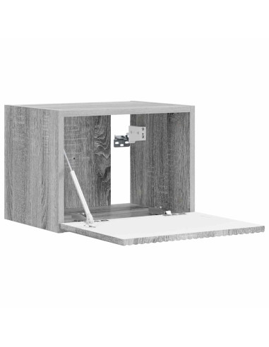 Mobile TV da parete 2 pcs Grigio Sonoma 60 x 31 x 29.5 cm