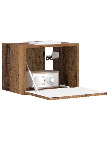 Mobile TV da parete Legno vecchio 60 x 31 x 29.5 cm