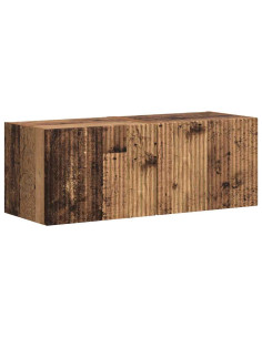 Mobile TV da parete 2 pcs Legno vecchio 60 x 31 x 29.5 cm 2