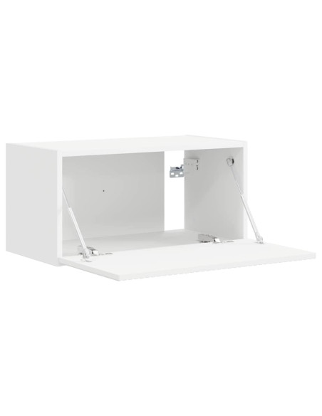 Mobile TV da parete Bianco 60 x 31 x 29.5 cm Legno multistrato