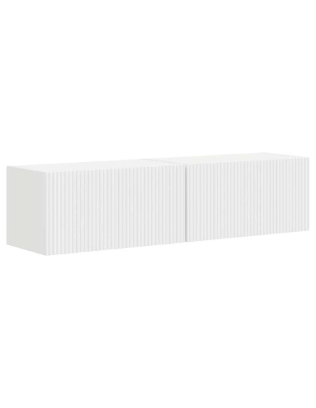 Mobile TV da parete 2 pcs Bianco 60 x 31 x 29.5 cm