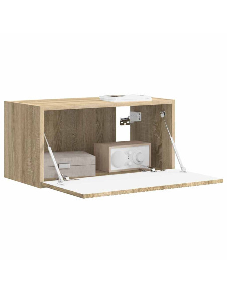 Mobile TV da parete Sonoma 60 x 31 x 29.5 cm Legno multistrato