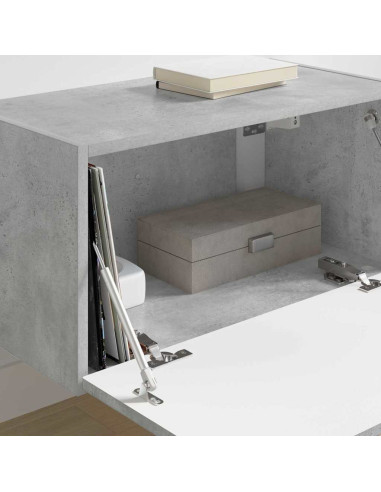 Mobile TV da parete Calcestruzzo 60 x 31 x 29.5 cm