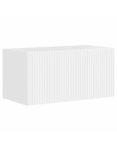 Mobile TV da parete Bianco Lucido 60 x 31 x 29.5 cm 2