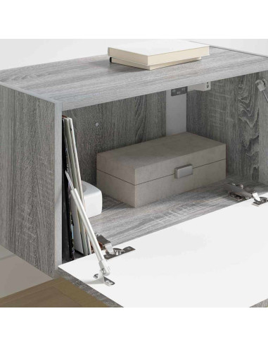 Mobile TV da parete Grigio Sonoma 60 x 31 x 29.5 cm