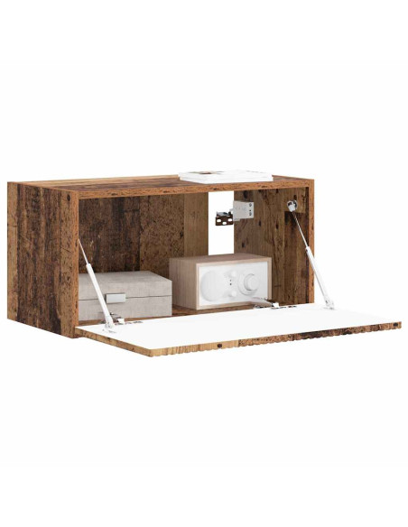 Mobile TV da parete Legno vecchio 60 x 31 x 29.5 cm