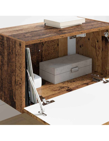 Mobile TV da parete Legno vecchio 60 x 31 x 29.5 cm