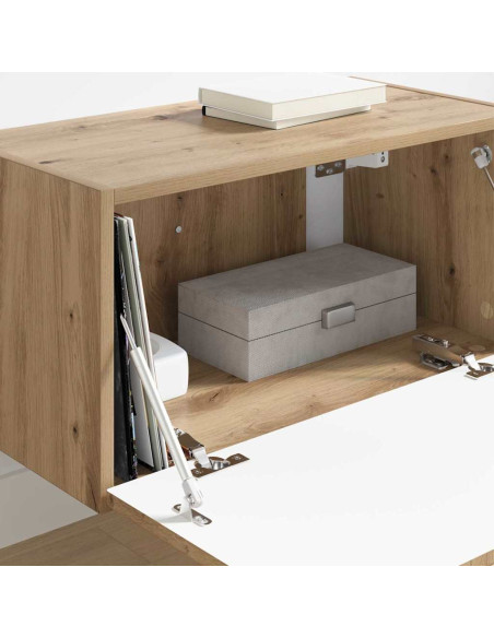 Mobile TV da parete Rovere Artigianale 60 x 31 x 29.5 cm