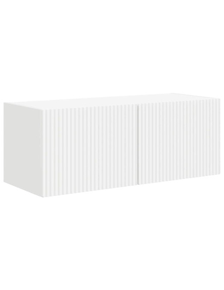 Mobile TV da parete Bianco 60 x 31 x 29.5 cm Legno multistrato
