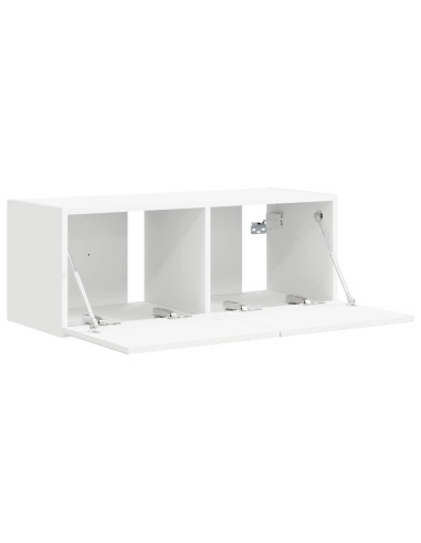 Mobile TV da parete Bianco 60 x 31 x 29.5 cm Legno multistrato
