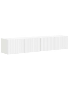 Mobile TV da parete 2 pcs Bianco 60 x 31 x 29.5 cm 2