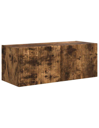 Mobile TV da parete 2 pcs Rovere fumé 60 x 31 x 29.5 cm