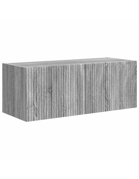 Mobile TV da parete 2 pcs Grigio Sonoma 60 x 31 x 29.5 cm