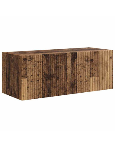 Mobile TV da parete 2 pcs Legno vecchio 60 x 31 x 29.5 cm