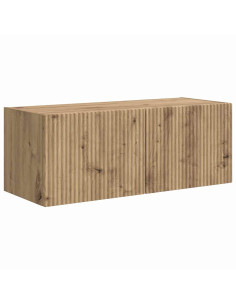 Mobile TV da parete 78,5 x 31 x 29,5 cm Rovere Artigianale 2